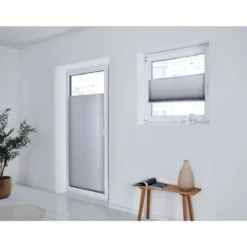 LIVARNO home Plissee Rollo, für Fenster (dunkelgrau, 100 x 130cm) - B-Ware sehr gut