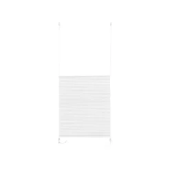 Livarno Home Plissee Rollo für Fenster 70 x 130 cm, weiß - B-Ware sehr gut