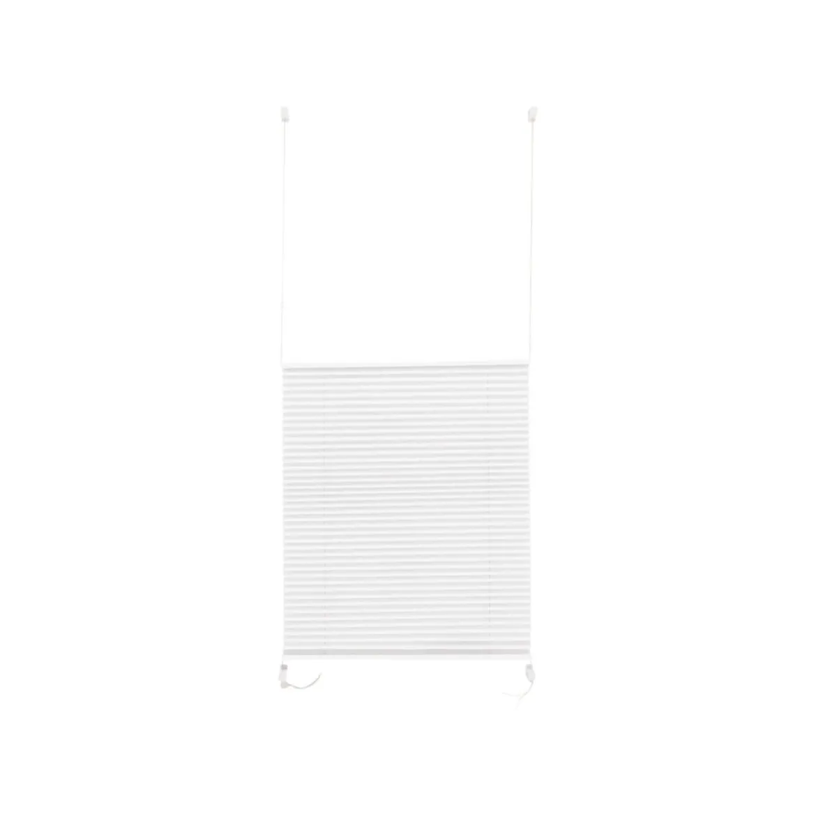 Livarno Home Plissee Rollo für Fenster 70 x 130 cm, weiß - B-Ware sehr gut