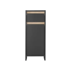 LIVARNO HOME Seitenschrank »Oslo«, mit Tür und Schublade, anthrazit - B-Ware neuwertig