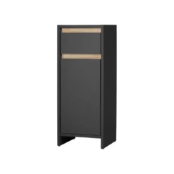 LIVARNO HOME Seitenschrank »Oslo«, mit Tür und Schublade, anthrazit - B-Ware neuwertig