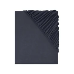 LIVARNO home Spannbettlaken Jersey, 180-200 x 200 cm (Navy) - B-Ware neuwertig