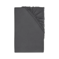 LIVARNO home Spannbettlaken Bi-Elastic, 140-160 x 200 cm (Grau) - B-Ware neuwertig