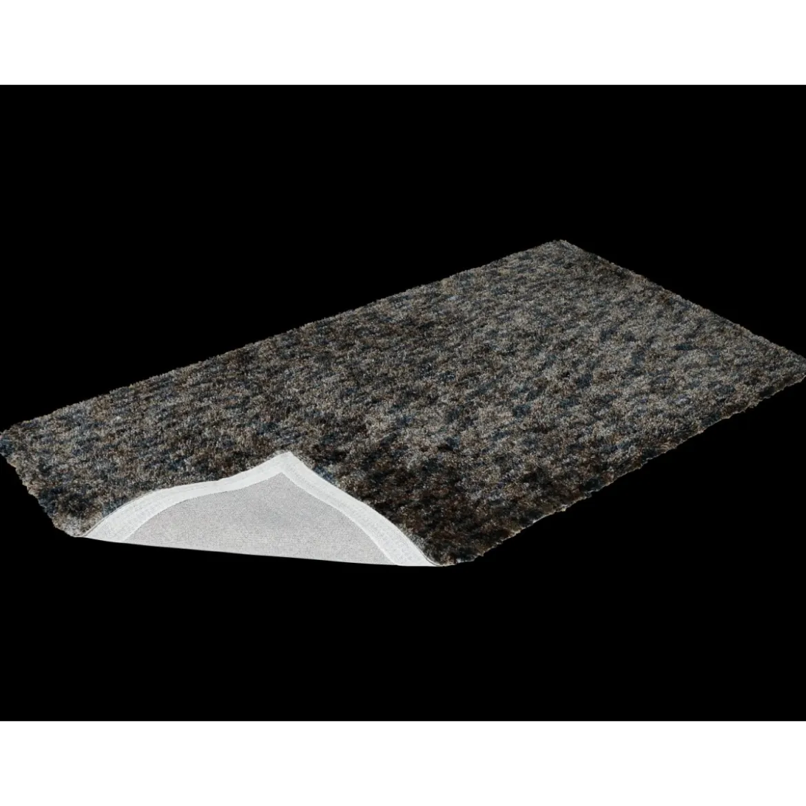 LIVARNO home Teppich Langflor, 80 x 150cm (Grau) - B-Ware neuwertig
