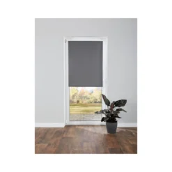 LIVARNO home Thermo Rollo, für Türen, ab 80 x 200 cm (anthrazit, 80 x 200 cm) - B-Ware sehr gut
