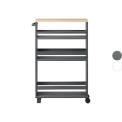 LIVARNO® Küchen-Nischenwagen, mit Rollen - B-Ware