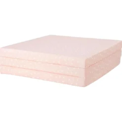 LIVARNO® Klappmatratze für Kinder, 168 x 60 x 5 cm, Herzen rosa - B-Ware neuwertig