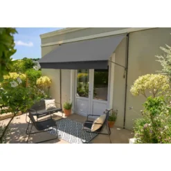 LIVARNO® Klemmmarkise 300 x 150, anthrazit - B-Ware
