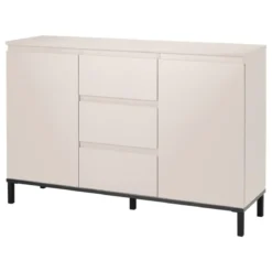 LIVARNO® Kommode mit 2 Türen und 3 Schubladen, Kaschmirgrau - B-Ware sehr gut