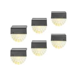 LIVARNO® LED-Solarleuchten, 6 Stück (Rund) - B-Ware neuwertig