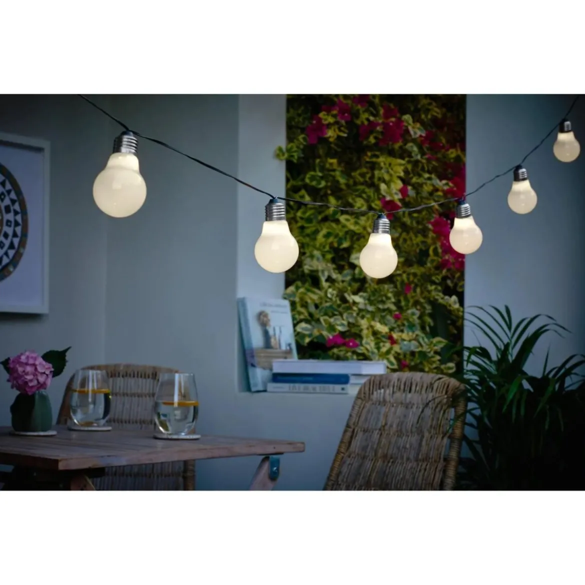 LIVARNO® LED-Sommerlichterkette (weiß) - B-Ware neuwertig