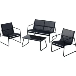 LIVARNO® Lounge-Set, 4-teilig - B-Ware