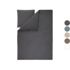 LIVARNO® Musselin-Bettwäsche, 135 x 200 cm - B-Ware