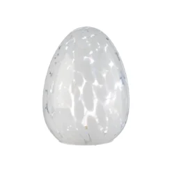 LIVARNO® Osterdekoration Glas Hase / Osterei LED (Ei/weiß) - B-Ware neuwertig