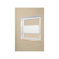 LIVARNO® Plissee Rollo, für Fenster, Montage ohne Bohren, 100 x 130 cm - B-Ware