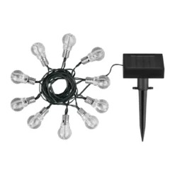LIVARNO® Solar-Sommerlichterkette (Glühbirne) - B-Ware neuwertig