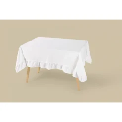 LIVARNO® Tischdecke, 120 x 160 cm (Weiß) - B-Ware sehr gut