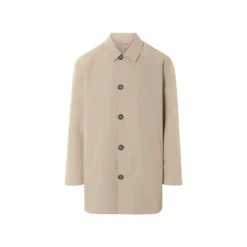 LIVERGY® Herren Trenchcoat, mit Gehschlitz (Beige, L (52/54)) - B-Ware neuwertig