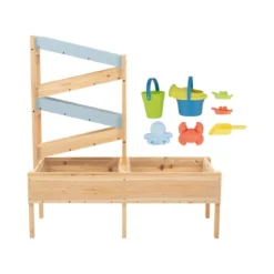 lupilu® Wasserbahn aus Holz - B-Ware neuwertig
