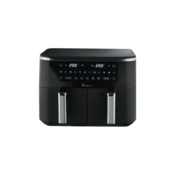 Masterpro Doppelkorb-Heißluftfritteuse BGMP-954, 9 l, schwarz - B-Ware