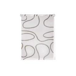mydeco Rollo »Win Move«, Klemmfix, blickdicht & halbtransparent, in verschiedenen Größen, 60 x 160 cm, weiss / taupe - B-Ware sehr gut