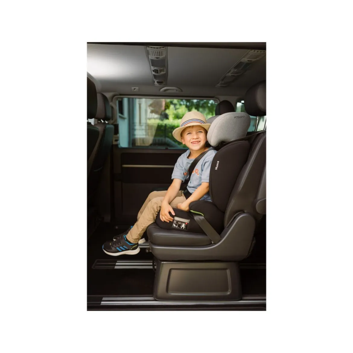 OSANN Autokindersitz »Musca«, universeller Einbau (Grey Melange) - B-Ware neuwertig