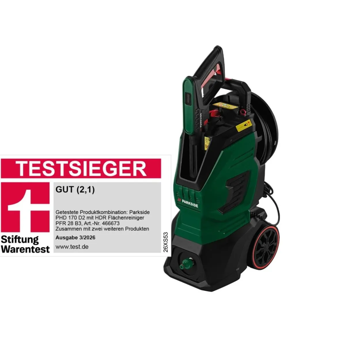 PARKSIDE® Hochdruckreiniger »PHD 170 D2«, mit Auto-Start-Stopp-System - B-Ware sehr gut