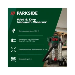 PARKSIDE® Nass-/ Trockensauger »PWD 30 C1« - B-Ware Transportschaden Kosmetisch