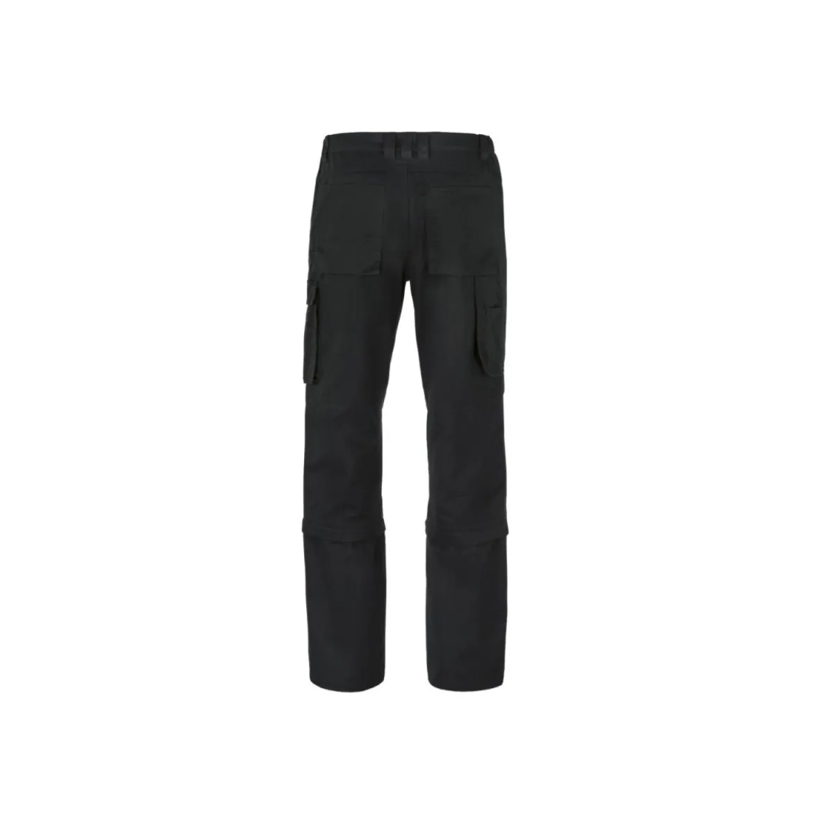 PARKSIDE PERFORMANCE® Herren-Zipp-off-Arbeitsbundhose, mit CORDURA®-Knieverstärkung, 48, schwarz - B-Ware neuwertig