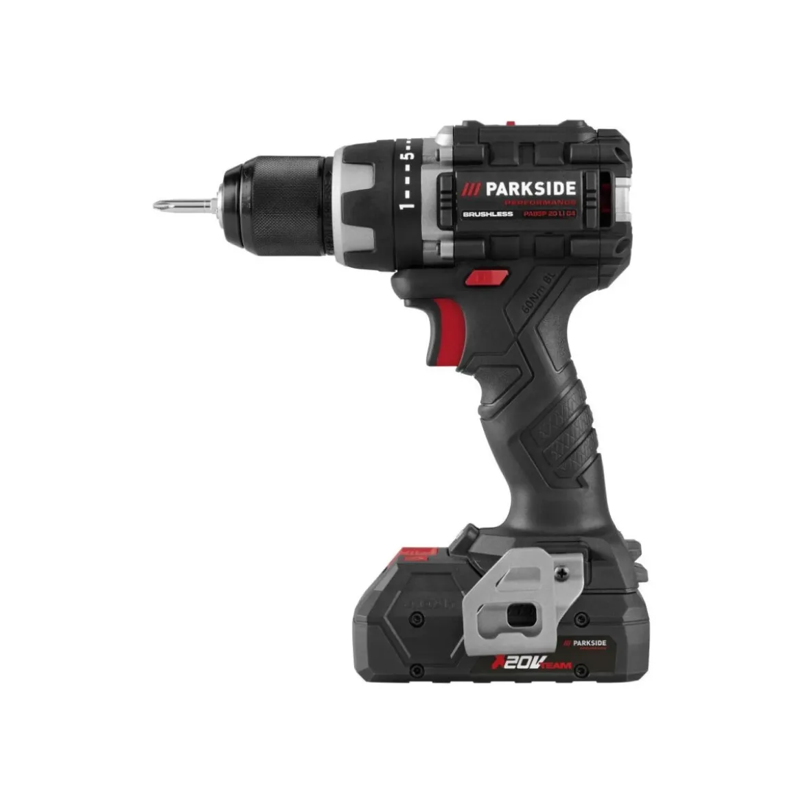 PARKSIDE PERFORMANCE® 20 V Akku-Bohrschrauber PABSP 20 Li C4, mit Akku und Ladegerät - B-Ware neuwertig