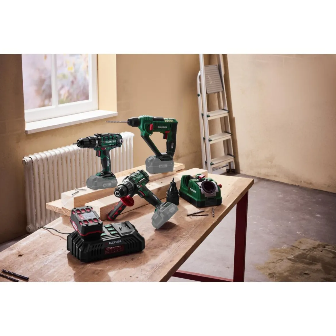 PARKSIDE® 20 V / 2 x 4,5 A Akku-Doppelladegerät »PDSLG 20 B1«, ohne Akku - B-Ware sehr gut