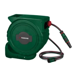 PARKSIDE® Wand-Schlauchaufroller, 25 m, grün - B-Ware gut