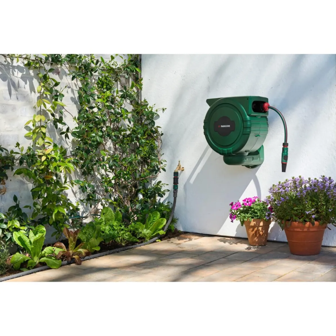 PARKSIDE® Wand-Schlauchaufroller, 25 m, grün - B-Ware sonstiges