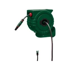 PARKSIDE® Wand-Schlauchaufroller, 25 m, grün - B-Ware sehr gut