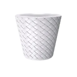 Prosperplast Blumentopf »Matuba«, Optik Bambusfaser, Ø 60 x H 59 cm, Volumen 105 Liter (weiß) - B-Ware sehr gut