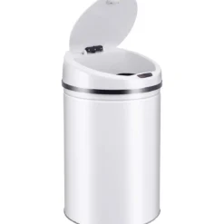 Ribelli Automatik-Mülleimer, mit Sensor, 50L, weiß - B-Ware Transportschaden Kosmetisch