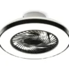 Ribelli Deckenventilator mit integrierter LED-Beleuchtung, Ø 50 cm, schwarz - B-Ware neuwertig