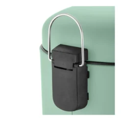 Ribelli Edelstahl-Treteimer, rund, 30 L, mint - B-Ware neuwertig