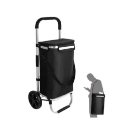 Ribelli Einkaufstrolley, klappbar, Tragetasche mit Kühlfach - B-Ware neuwertig