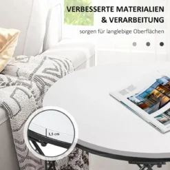 Ribelli 2er Set Beistelltische, weiß - B-Ware gut