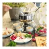 Ribelli Fondue SET 28 PCS Fondueset, Edelstahl, 16 cm Durchmesser - B-Ware