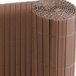 Ribelli PVC Sichtschutzmatte Sichtschutzzaun Windschutz 100 x 300, braun - B-Ware Sonstiges