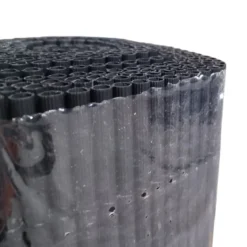 Ribelli PVC-Zaunsichtschutz, 1 x 3 m, schwarz - B-Ware neuwertig