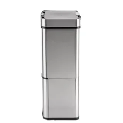 Ribelli Sensor Mülleimer, 4 Fächer, 72 L, silber - B-Ware sehr gut