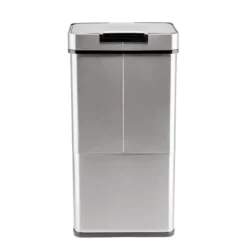 Ribelli Sensor Mülleimer, 4 Fächer, 72 L, silber - B-Ware sehr gut