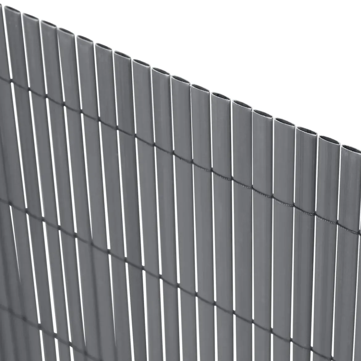 Ribelli Sichtschutzmatte, aus PVC, 120 x 400 cm, anthrazit - B-Ware neuwertig