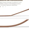 Ribelli Sichtschutzmatte, aus PVC, 90 x 400 cm, braun - B-Ware sehr gut