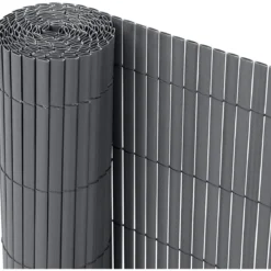 Ribelli® Sichtschutzmatte, aus PVC, 120 x 300 cm, anthrazit - B-Ware neuwertig
