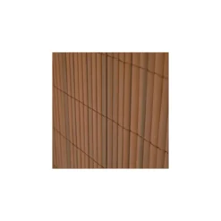 Ribelli Sichtschutzmatte Zaunsichtschutz PVC ca. 1,6 x 4m, braun - B-Ware neuwertig