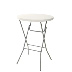 Ribelli Stehtisch Tisch Klapptisch, Ø 80 x 110 cm, Saragossagrau/sand - B-Ware neuwertig